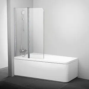 Шторка на ванну 1000мм прозрачное стекло Ravak 10° 10CVS2 100 L 7QLA0C03Z1 Шторка на ванну 1000мм прозрачное стекло Ravak 10° 10CVS2 100 L 7QLA0C03Z1, 2