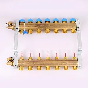 Группа коллекторная с расходомерами 7 отводов 1"в/в x ¾"ек Watts HKV/T 10004201 Группа коллекторная с расходомерами 7 отводов 1"в/в x ¾"ек Watts HKV/T 10004201, 5