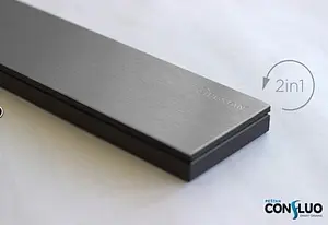 Лоток душевой Set 950мм h=52мм 0.8л/сек Pestan Confluo Premium Gold Black Glass Line 950 13100125 Лоток душевой Set 950мм h=52мм 0.8л/сек Pestan Confluo Premium Gold Black Glass Line 950 13100125, 3