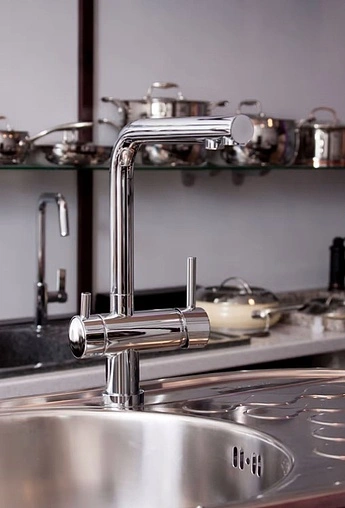 Смеситель для кухни с подключением к фильтру Omoikiri Nagano-C хром 4994146