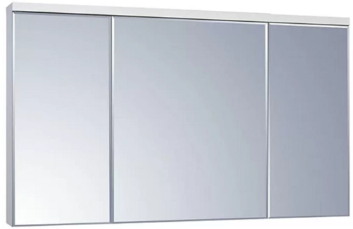 Шкаф-зеркало Aquaton Брук 120 белый 1A200802BC010