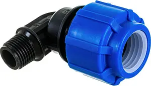 Уголок компрессионный переходной 25мм x ½"н ТПК-Аква 50012512 Уголок компрессионный переходной 25мм x ½"н ТПК-Аква 50012512, 1