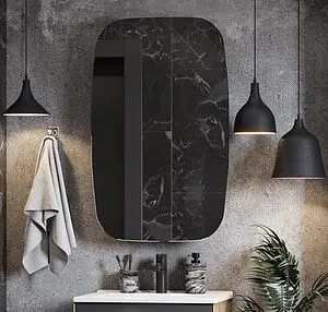 Шкаф-зеркало Aquaton Сохо 60 L графит 1A258302AJA0L, 5