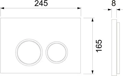 Инсталляция для подвесного унитаза Set 4 в 1 TECEspring R K955103 с кнопкой белый глянцевый