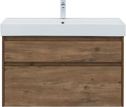 Тумба-умывальник Aquanet Nova Lite 100 дуб рустикальный 00249957+