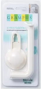 Держатель туалетной бумаги Grampus Blonde белый GR-7090, 3