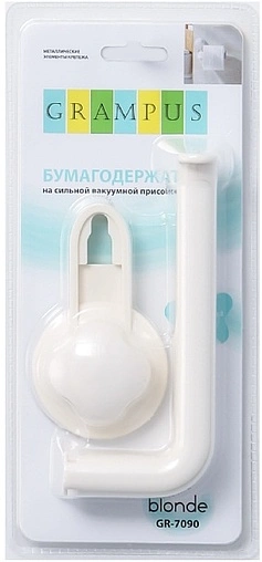 Держатель туалетной бумаги Grampus Blonde белый GR-7090