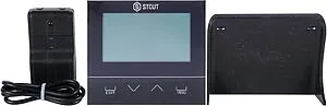 Беспроводной комнатный двухпозиционный регулятор котла Stout ST-292v2 черный STE-0101-029222, 5
