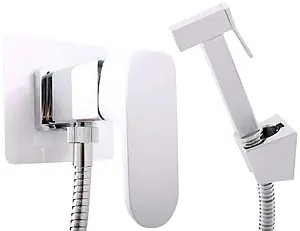 Гигиенический душ со смесителем Rav Slezak Yukon хром/белый YU147/1CB, 1