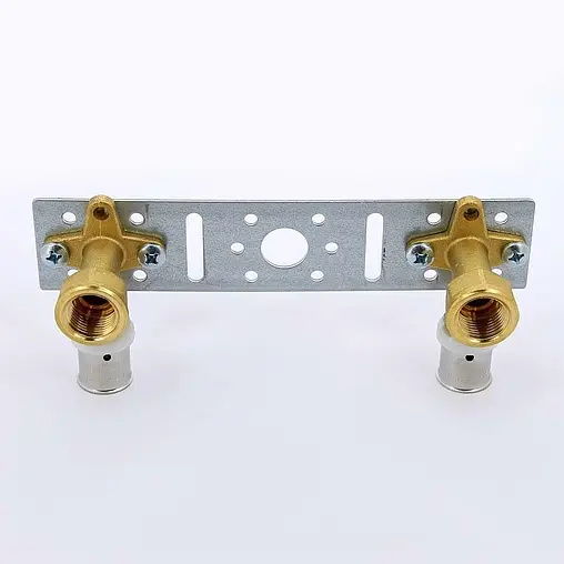 Монтажная планка с водорозетками пресс 20мм x ½"в Uni-fitt 712G7200 Монтажная планка с водорозетками пресс 20мм x ½"в Uni-fitt 712G7200