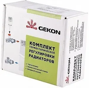 Комплект вентилей терморегулирующих прямых ½" в/н Gekon GK 76407400 12 Комплект вентилей терморегулирующих прямых ½" в/н Gekon GK 76407400 12, 3