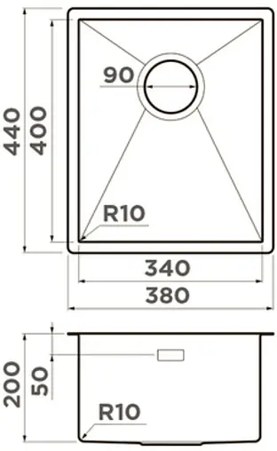 Мойка кухонная Omoikiri Taki 38-U/IF-LG светлое золото 4973092