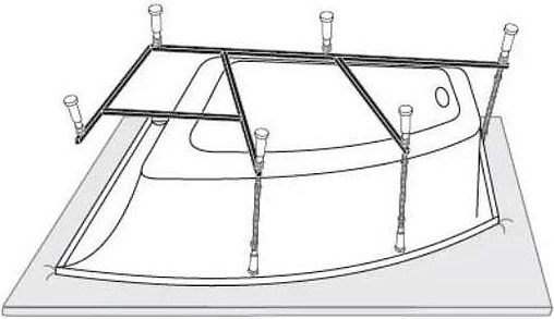 Каркас для ванны Vagnerplast Hapi 170x110 VPK170110