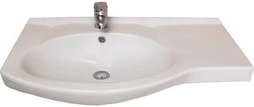 Раковина Santek Коралл 83 R белый 1WH110228