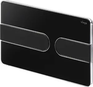 Клавиша смыва для унитаза Viega Prevista Visign for Style 23 8613.1 773199 кнопки/черный матовый, панель/черный глянцевый, 4