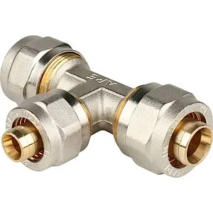 Тройник компрессионный редукционный 20мм x 16мм x 20мм Stout SFS-0010-201620 Тройник компрессионный редукционный 20мм x 16мм x 20мм Stout SFS-0010-201620, 1