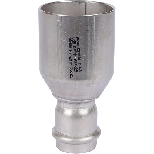 Муфта пресс редукционная однораструбная 54мм x 28мм Sanha NiroSan 9243 692435428