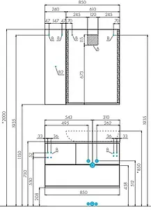 Зеркало с подсветкой Aquaton Терра 61 дуб кантри 1A247302TEDY0 Зеркало с подсветкой Aquaton Терра 61 дуб кантри 1A247302TEDY0, 2