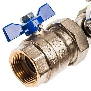 Группа коллекторная без расходомеров 9 отводов 1&quot;в/в x ¾&quot;ек Stout SMB 0468 000009, 5