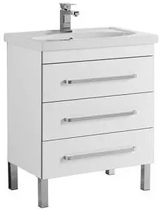 Тумба-умывальник напольная Aquanet Сиена 70 белый 00189225+00185343 Тумба-умывальник напольная Aquanet Сиена 70 белый 00189225+00185343, 1