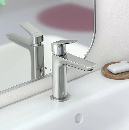 Смеситель для раковины Hansgrohe Logis Fine 110 хром 71251000 Смеситель для раковины Hansgrohe Logis Fine 110 хром 71251000