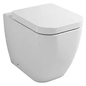 Унитаз приставной BelBagno Alpina белый BB10100CB Унитаз приставной BelBagno Alpina белый BB10100CB, 1