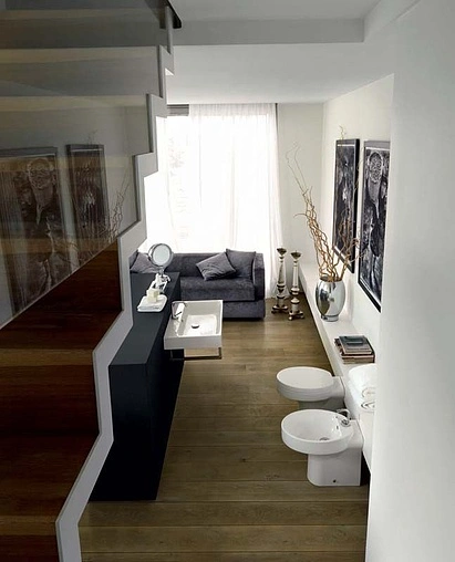 Раковина Kerasan Cento 80 белый 353301*1