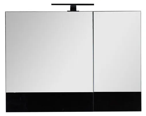 Шкаф-зеркало Aquanet Верона 90 L чёрный 00172340 Шкаф-зеркало Aquanet Верона 90 L чёрный 00172340