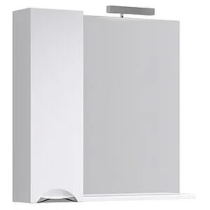 Шкаф-зеркало Aqwella Line 85 L белый Li.02.08, 1