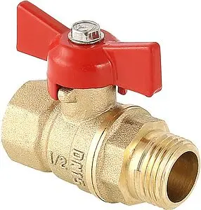 Кран шаровый ½"в x ½"н Valtec VT.123.G.04 Кран шаровый ½"в x ½"н Valtec VT.123.G.04, 1