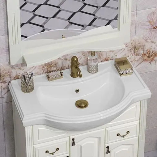 Тумба-умывальник напольная Opadiris Риспекто 80 слоновая кость 00-00006022+4620008198941