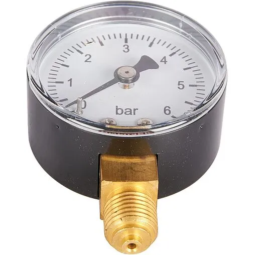 Манометр радиальный Rommer 50 мм 6 бар ¼&quot; RIM-0010-500608