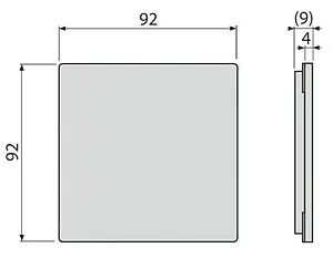 Решетка для трапа AlcaPlast 100x100мм MPV013 Решетка для трапа AlcaPlast 100x100мм MPV013, 2