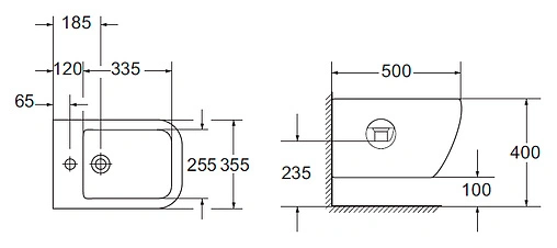 Биде подвесное BelBagno Alpina белый BB10100BH