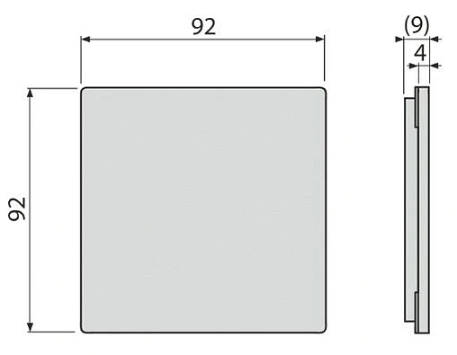 Решетка для трапа AlcaPlast 100x100мм MPV013