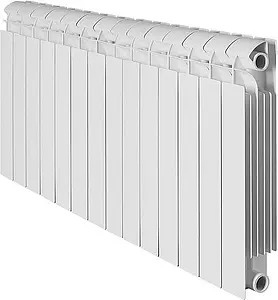 Радиатор биметаллический 14 секции Global Style Plus 350 STP03501014 Радиатор биметаллический 14 секции Global Style Plus 350 STP03501014, 1