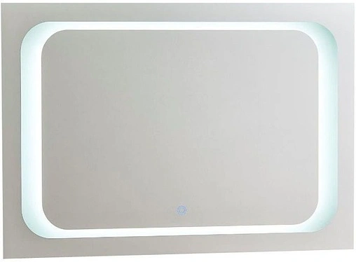 Зеркало с подсветкой Continent Atlantis Led 91.5x68,5 с часами, с подогревом ЗЛП296
