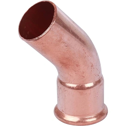 Отвод пресс однораструбный 35мм угол 45° Sanha 6040 1604035