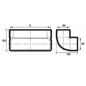 Колено вертикальное ЭРА 612 КВП Колено вертикальное ЭРА 612 КВП, 2