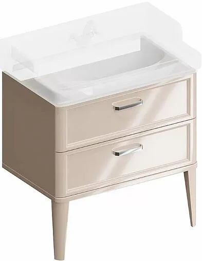 Тумба под умывальник напольная Kerama Marazzi Pompei 80 камео бежевый PO.N.80.2\CAM