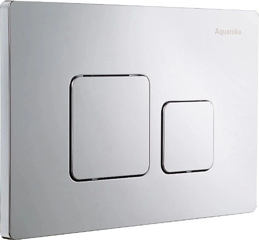 Клавиша смыва для унитаза Aquanika Basic B-type 01.02.09 хром матовый