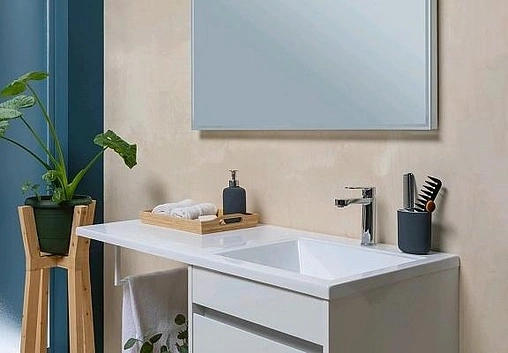 Тумба-умывальник напольная над стиральной машиной Aquanet Токио 120 R белый 00236917+00235500