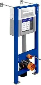 Инсталляция для подвесного унитаза Set 3 в 1 Cersanit Smart M40 63567 с кнопкой белый глянцевый Инсталляция для подвесного унитаза Set 3 в 1 Cersanit Smart M40 63567 с кнопкой белый глянцевый, 1