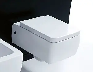 Крышка-сиденье для унитаза Kerasan Ego белый 328901 Крышка-сиденье для унитаза Kerasan Ego белый 328901, 2