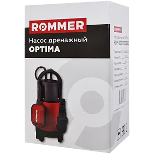Насос дренажный Q=14м³/ч H=8.5м Rommer OPTIMA RDP-0001-000900 Насос дренажный Q=14м³/ч H=8.5м Rommer OPTIMA RDP-0001-000900, 4