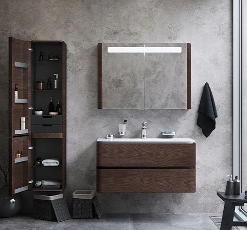 Тумба под умывальник подвесная Am.Pm Sensation 100 табачный дуб M30FHX1002TF