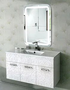 Зеркало с подсветкой Continent Life Led 60x80 серый ЗЛП476, 3