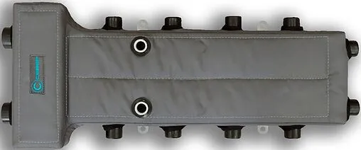 Распределительный коллектор 5 контуров с гидрострелкой 1¼&quot;н x 1&quot;н Север-R-М5(Aisi) 1955006