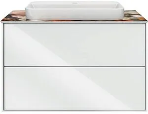 Тумба-умывальник подвесная Kerama Marazzi Plaza Modern 80 белый PLB.M.80.2\WHT+ Тумба-умывальник подвесная Kerama Marazzi Plaza Modern 80 белый PLB.M.80.2\WHT+, 1