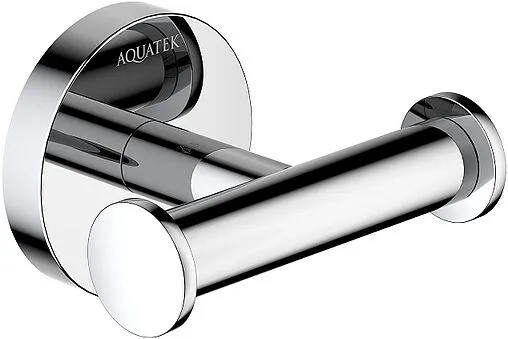 Крючок двойной Aquatek Оберон хром AQ4202CR